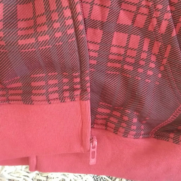 Marc Echo Red Zippered Hoodie Jacket - Picture 4 of 6